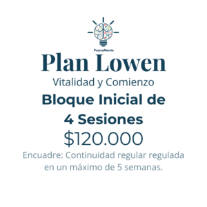Programa Estructurado: Plan Lowen; Vitalidad y Comienzo